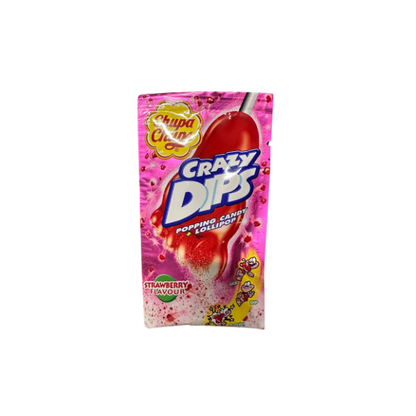 Chupa Chups Crazy Dips Erdbeere 14g