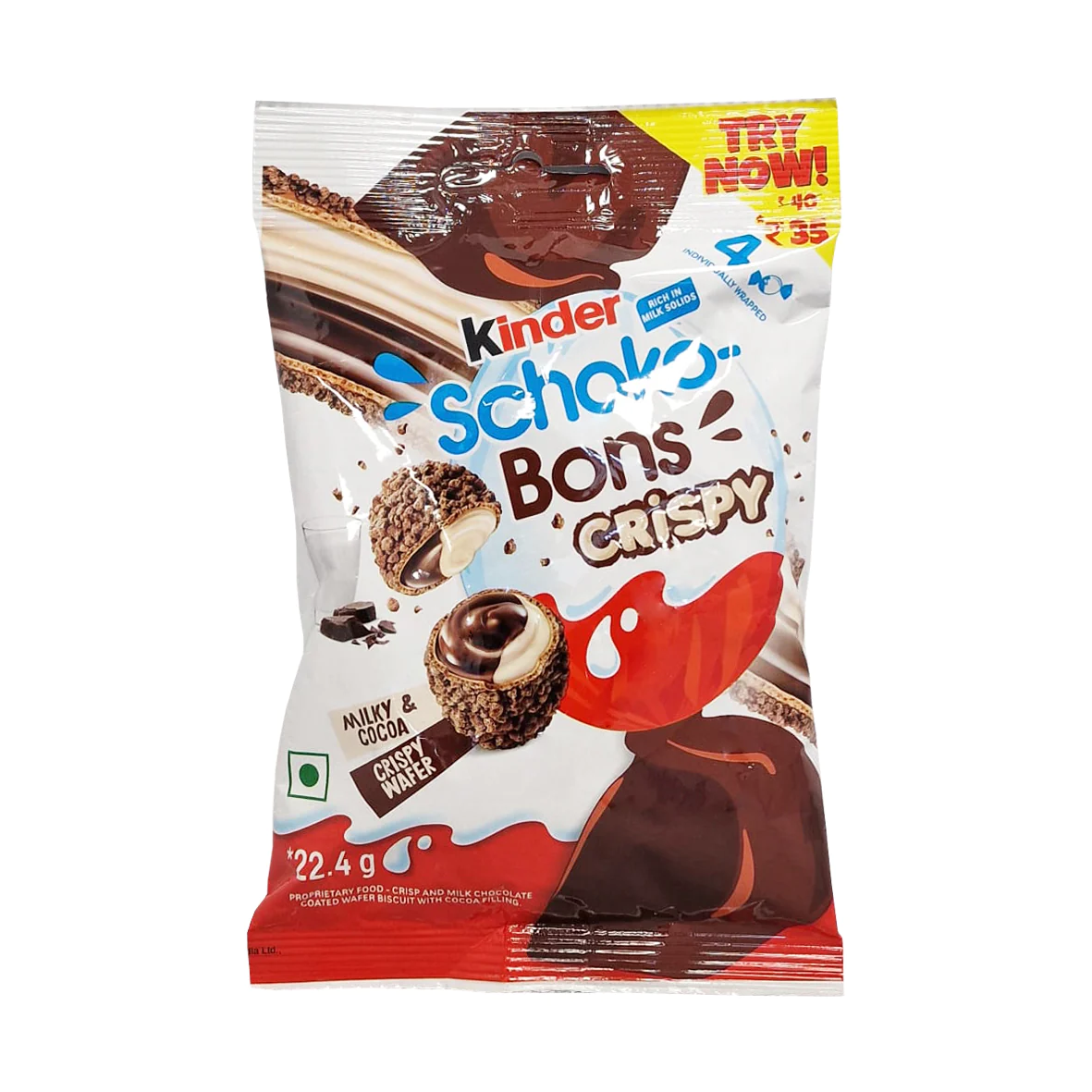 Kinder Schokobons Crispy 22,4 Gramm