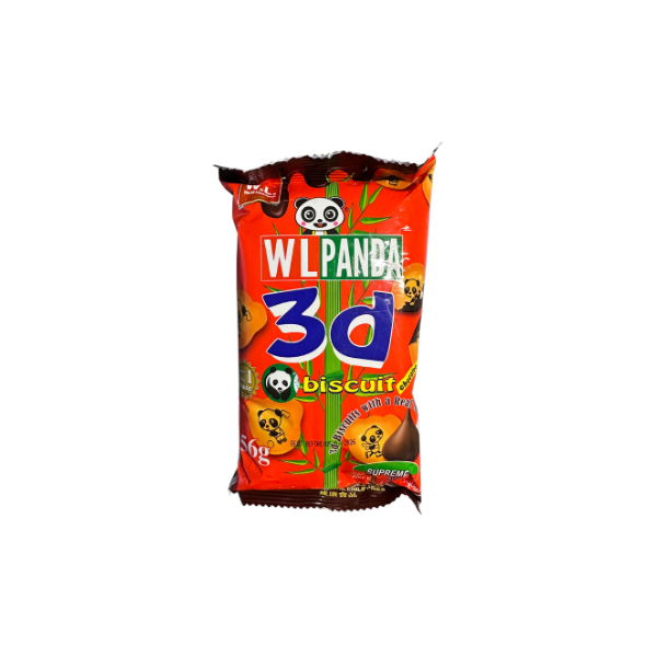 Panda 3D Biscuits Chocolate 56g